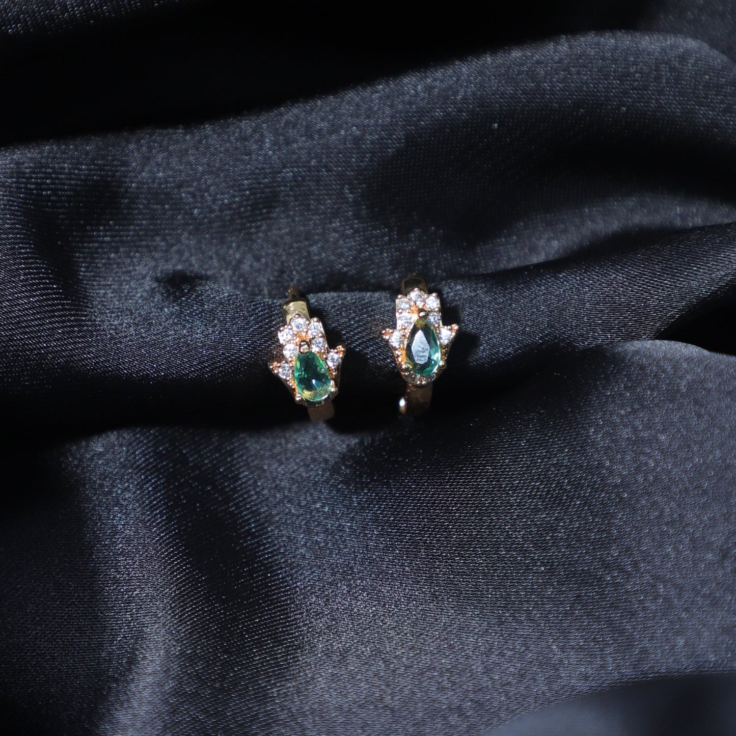 Green Panjtani Earrings
