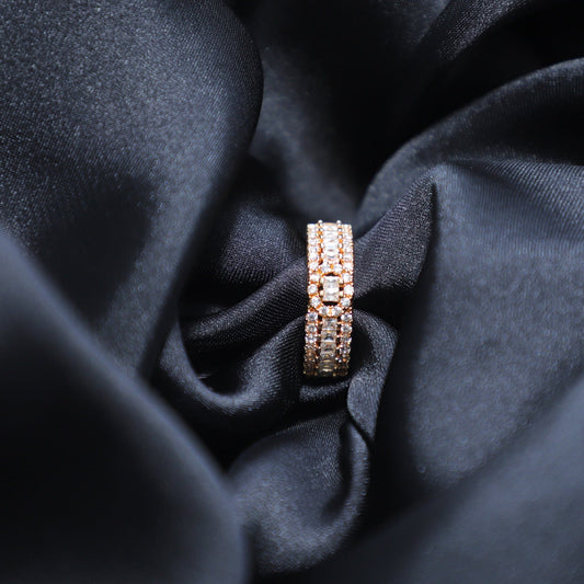 Pave Diamond Gold Ring